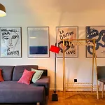 公寓 Klassen - Design - Balkon - Netflix - Naehe Messe