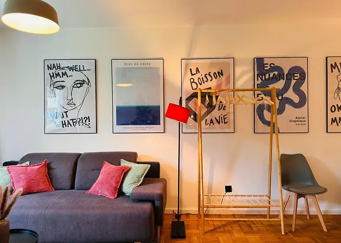 Apartman Klassen - Design - Balkon - Netflix - Naehe Messe